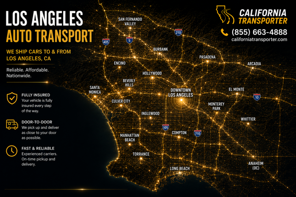 los angeles car shipping