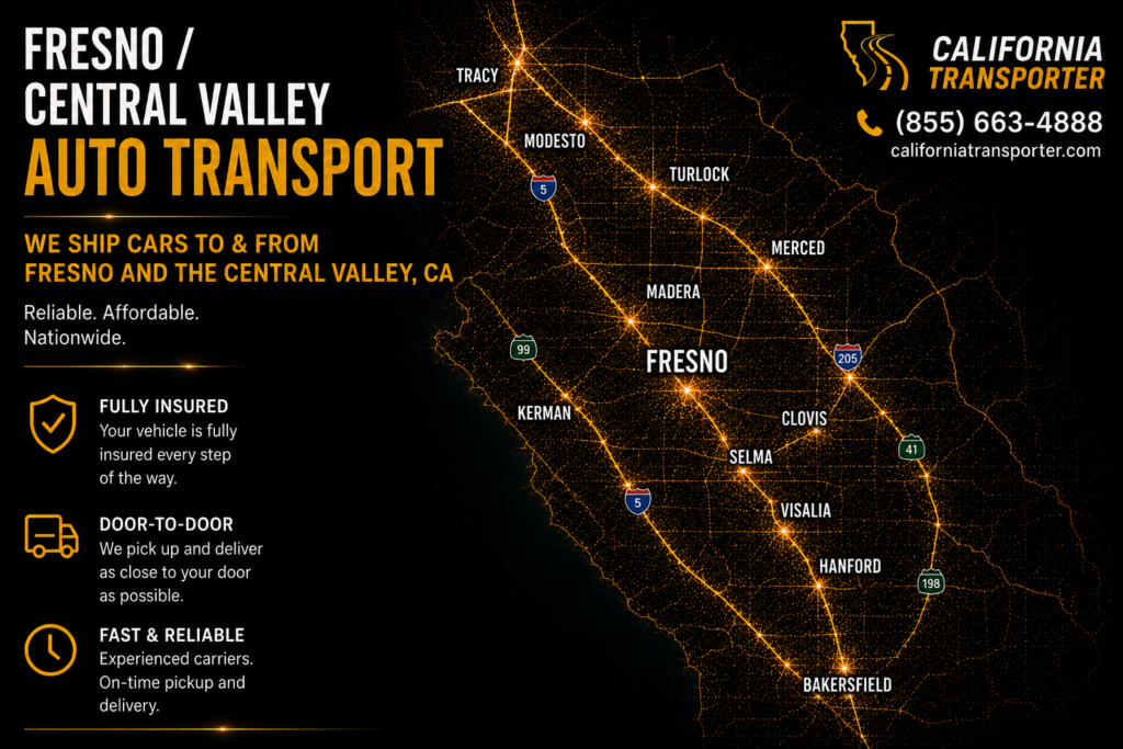 Fresno Car Shipping Service