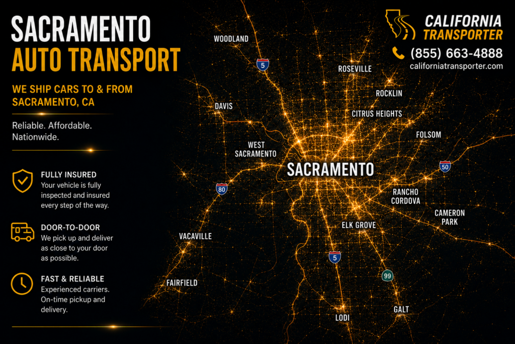 sacramento auto shipping company