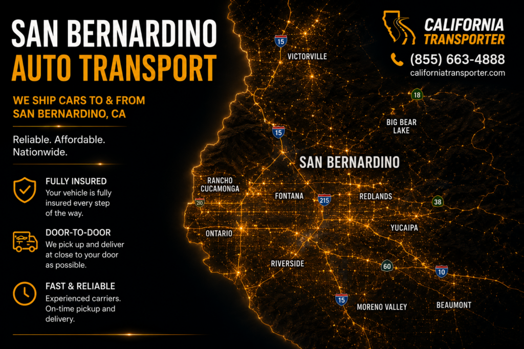 san bernardino auto transport service